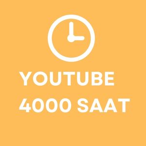 Youtube 4000 Saat Satın Al
